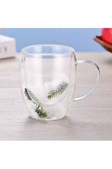 Çift Cidarli Çam Bardak