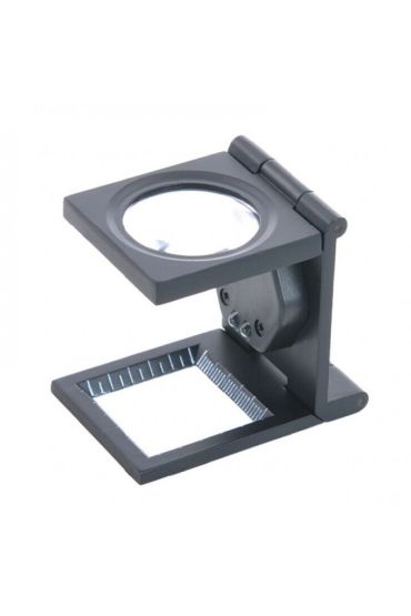 25x25 Mm Full Çelik Kaplı Katlamalı Büyüteç TH-9005B