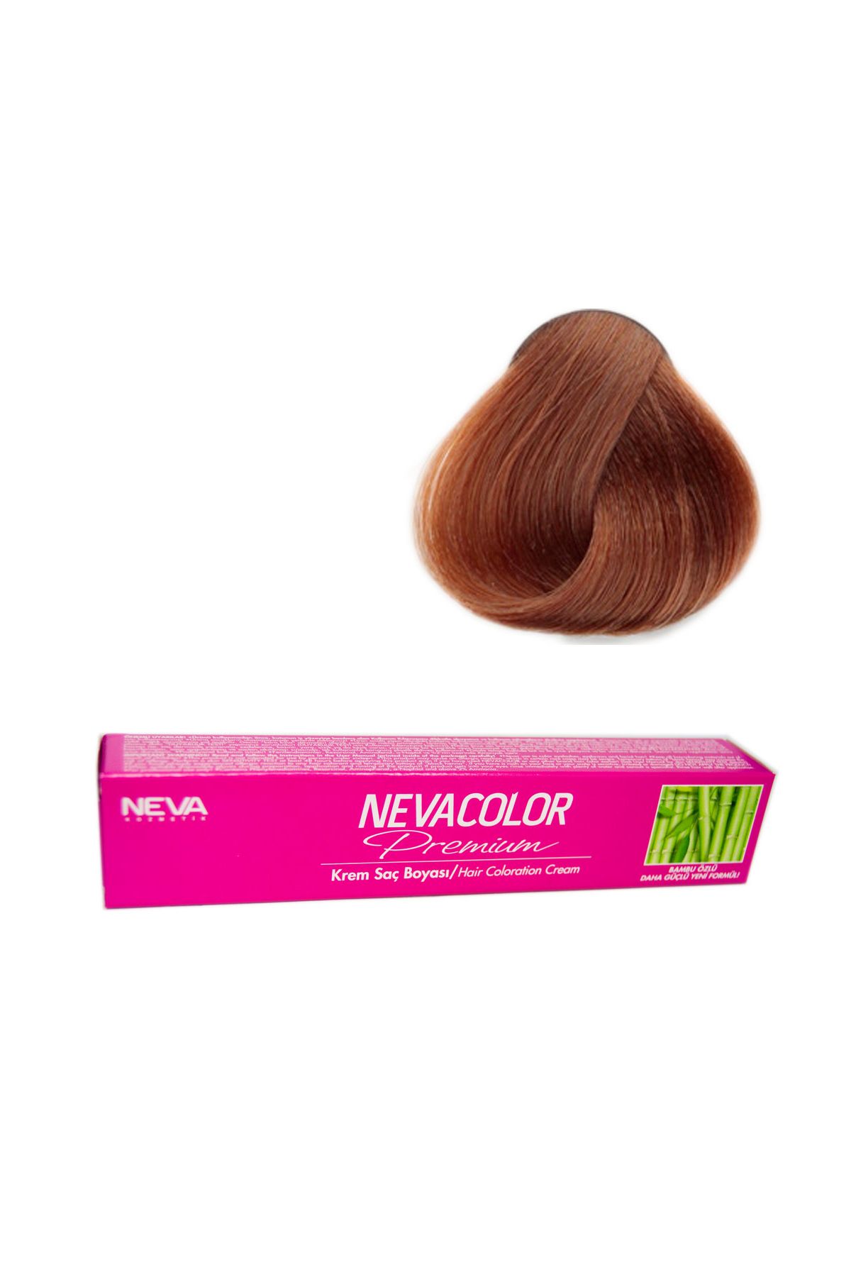 Nevacolor Tüp Boya  8.07 Karamel  x 2 Adet + Sıvı Oksidan 2 Adet