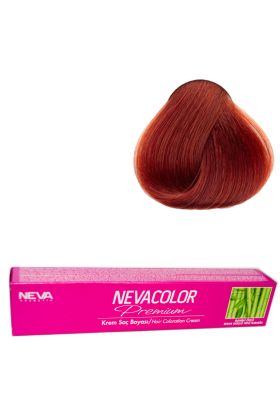 Nevacolor Tüp Boya  7.43 Dore Bakır  x 2 Adet + Sıvı Oksidan 2 Adet