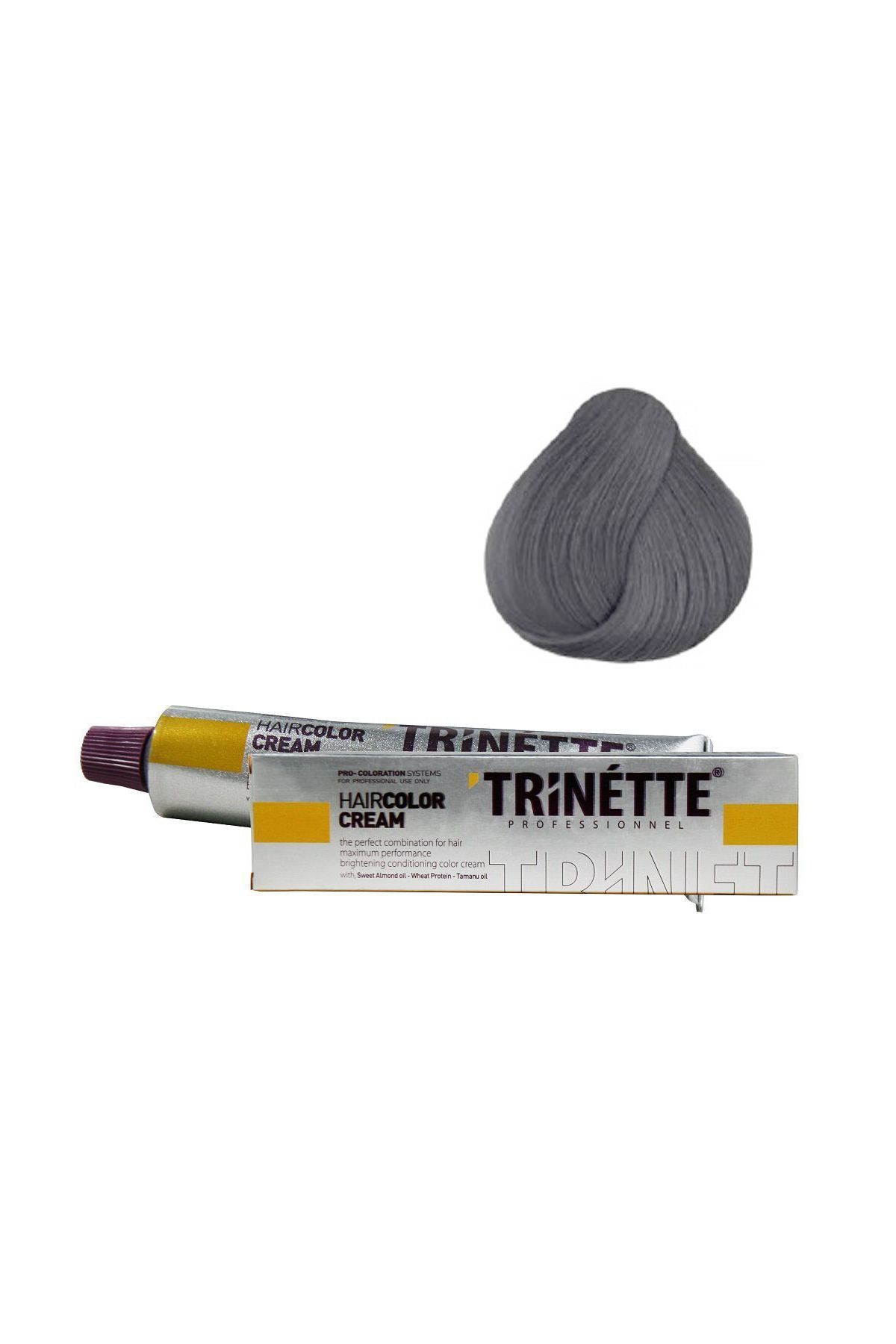 Trinette Tüp Gri 60 ml  x 2 Adet + Sıvı Oksidan 2 Adet
