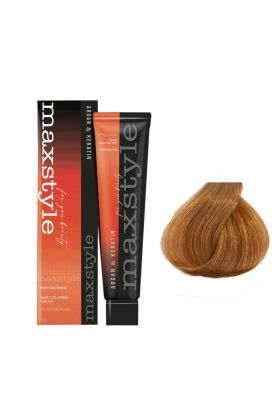 Maxstyle Argan Keratin Saç Boyası 8.34 Açık Karamel + Sıvı oksidan