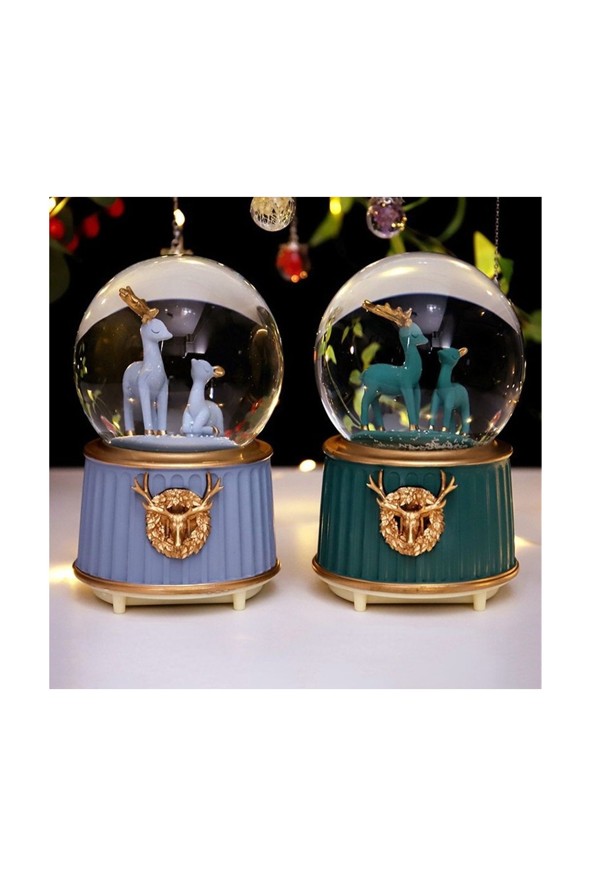 Geyikli Büyük Boy Püskürtmeli Kar Küresi