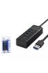 4 In 1 USB 3.0 Hub 30 Cm HDX7017