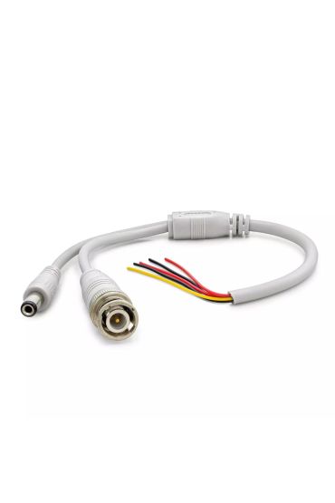Power Kablo DC + BNC 30 CM 10 Adet