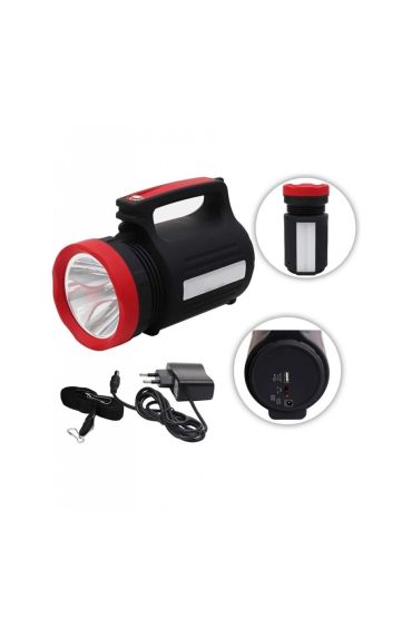 Uzun Menzilli LED El Feneri 28 Saat Çalışma Süresi 10 Watt WS-3580