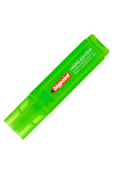 Bigpoint Fosforlu Kalem Yeşil 12'li Kutu