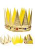 Altın Renk Eva Yumuşak Kral Kraliyet Tacı Yetişkin Çocuk Uyumlu 55 cm