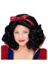 Pamuk Prenses Peruğu Kırmızı Fiyonklu