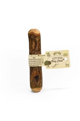 Doğal Zeytin Ağacı Çiğnenebilen Köpek Oyuncağı M 14 x 2,5 cm 15 kg