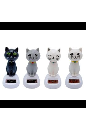 Güneş Enerjili Solar Sallanan Kedi 1 Adet