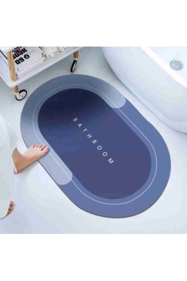 Süper Su Emici Kaymaz Tabanlı Banyo Paspası 40 x 60 Cm