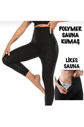 Agraflı Termal Sauna Tayt ( M ) Neotex Agraflı Terletme Taytı