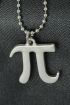 Pi Sayısı Tasarımlı Metal Erkek Kolye - TJ-ERK902-KS