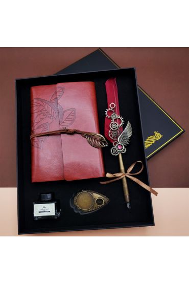 Divit Hokka Defter ve Tüylü Kalem Seti