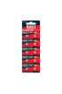 AG3 LR41/736/384 31 Mah Alkalin Düğme Pil 10 Lu Paket 