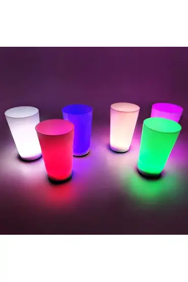 Glow Partisi Bardakları 6 Renk 6 Adet 1.5 Oz