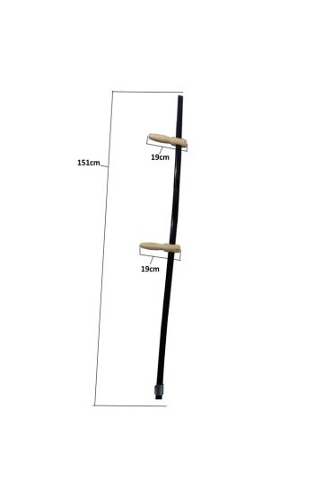 Tırpan Sapı Takımı - Metal Sap, Elcik, Bilezik ve Alyan