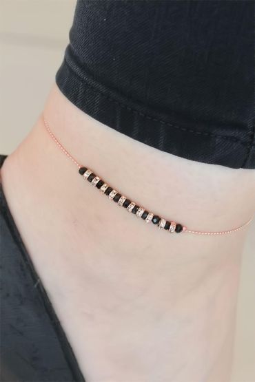 Siyah Miyuki Taşlı Hal Hal - TJ-HH845-KS