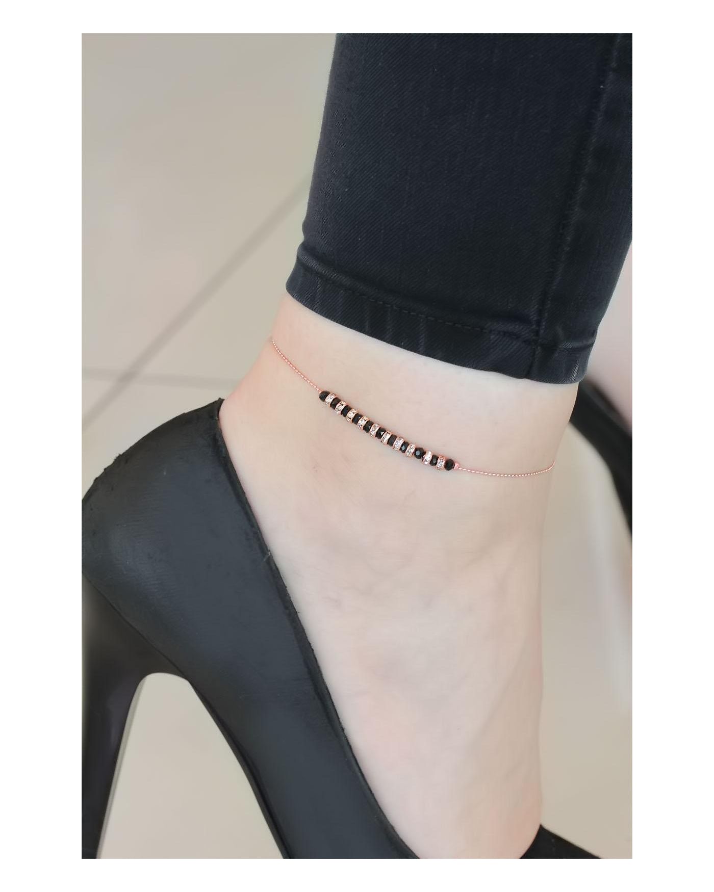 Siyah Miyuki Taşlı Hal Hal - TJ-HH845-KS