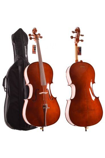 Çello (Viyolonsel) Dominguez 3/4 Gül Aksamlı Parlak DCR34CRP1