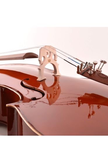 Çello (Viyolonsel) Dominguez 3/4 Gül Aksamlı Parlak DCR34CRP1