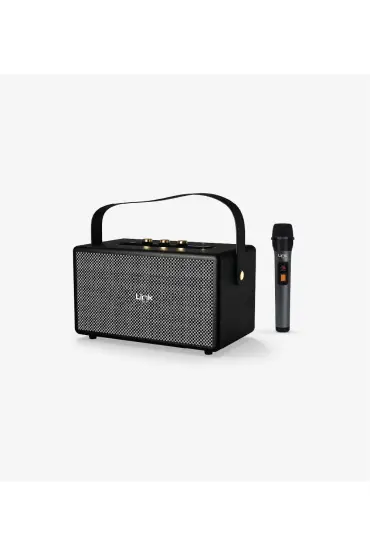 M402 Retro Taşınabilir Mikrofonlu Bluetooth Hoparlör