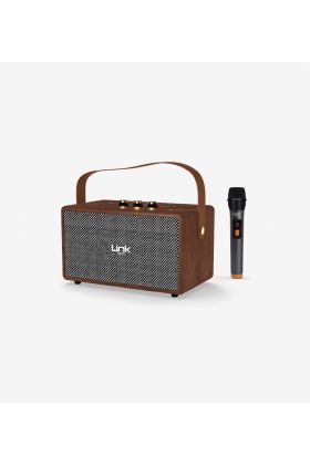 M402 Retro Taşınabilir Mikrofonlu Bluetooth Hoparlör