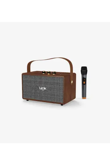 M402 Retro Taşınabilir Mikrofonlu Bluetooth Hoparlör