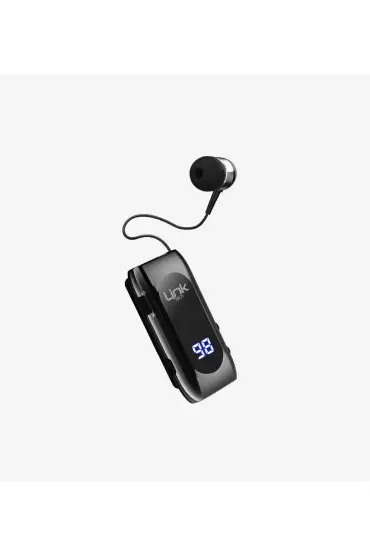 V80 Makaralı Titreşimli  20 Saat Silikonlu Bluetooth Kulaklık