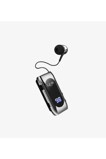 V80 Makaralı Titreşimli  20 Saat Silikonlu Bluetooth Kulaklık