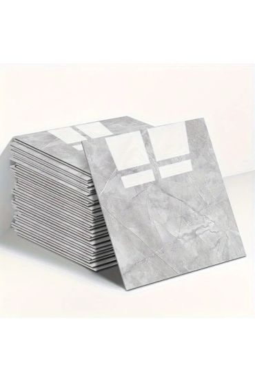 Mermer Desen Duvar Sticker Gri 30 x 30 Cm 1 Adet