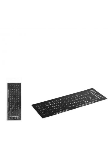 Klavye Stıcker Tuş Takımı Rusça Q Siyah HDX8258