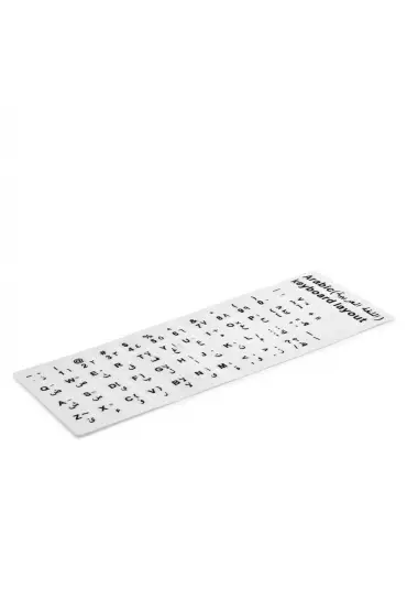 Klavye Stıcker Tuş Takımı Arapça Q Beyaz HDX8261