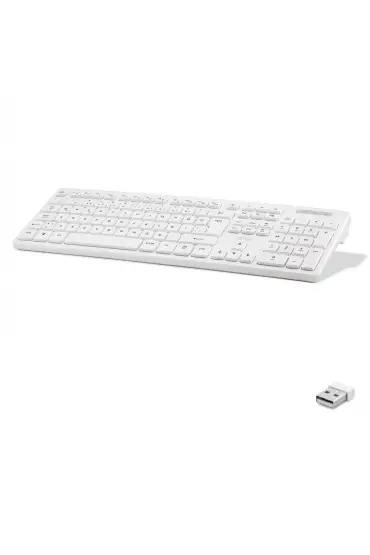 Kablolu Klavye Q 1.8M Beyaz OAK920KB