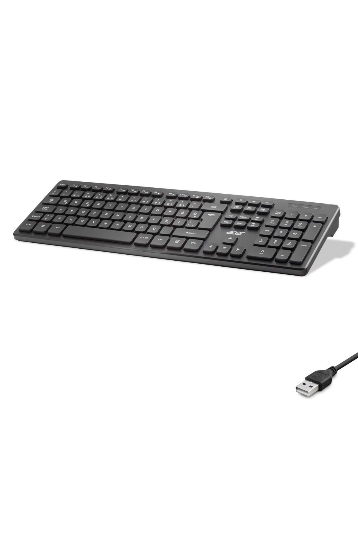 Kablolu Klavye Q 1.8M Siyah OAK920KS