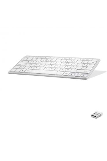 Bluetooth Klavye Multıdevıce Dual Mode 2.4Ghz Beyaz OKR220B