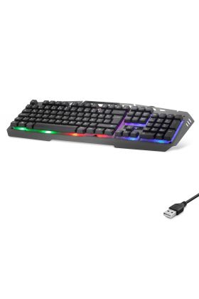 Kablolu Klavye Q Rgb Raınbow Gri OKW213G