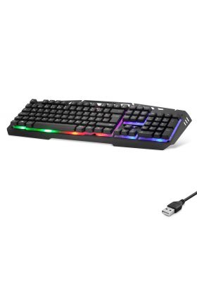 Kablolu Klavye Q Rgb Raınbow Siyah OKW213S