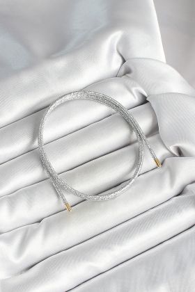 Mıknatıslı Gümüş Renk Sarmal Kadın Bileklik - TJ-BB6974