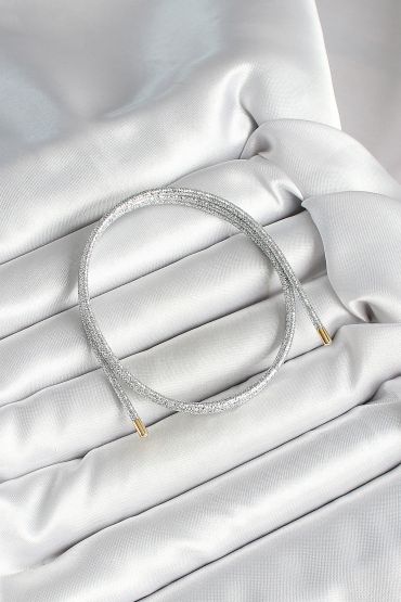 Mıknatıslı Gümüş Renk Sarmal Kadın Bileklik - TJ-BB6974