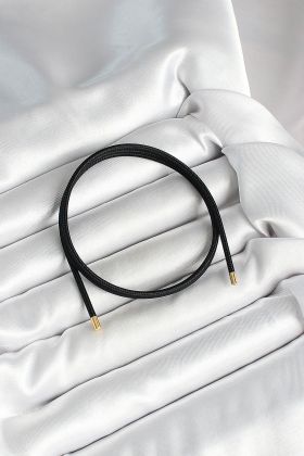 Mıknatıslı Siyah Renk Sarmal Kadın Bileklik - TJ-BB6975