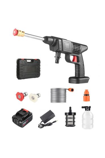 48V Şarjlı Çift Bataryalı Taşınabilir Basınçlı Oto Yıkama Bahçe Sulama Tabancası