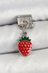 316L Çelik Sallantılı Çilek Model Gümüş Renk Nomination Charm - TJ-BC1469