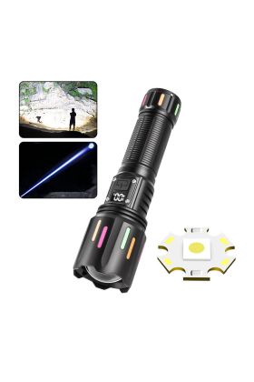 30W Zoomlu Led Powerbank Özellikli Şarjlı Profesyonel El Feneri PS-9954