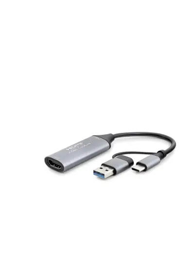 Hdmı Vıdeo Capture Type-C + Usb3.0 4K 30Hz Gri HDX7844