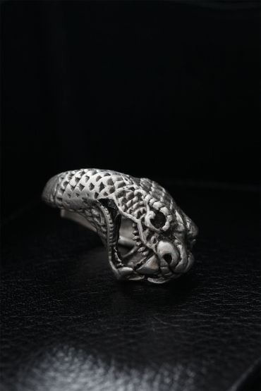 Ayarlanabilir Yılan Model Erkek Yüzük - TJ-EY505