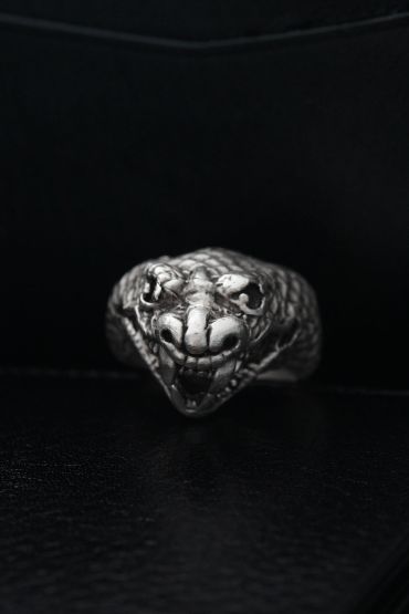 Ayarlanabilir Yılan Model Erkek Yüzük - TJ-EY505