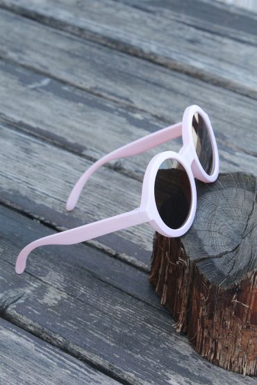 Pembe Renk Yuvarlak İskandinav Çocuk Gözlüğü - TJ-CG1506