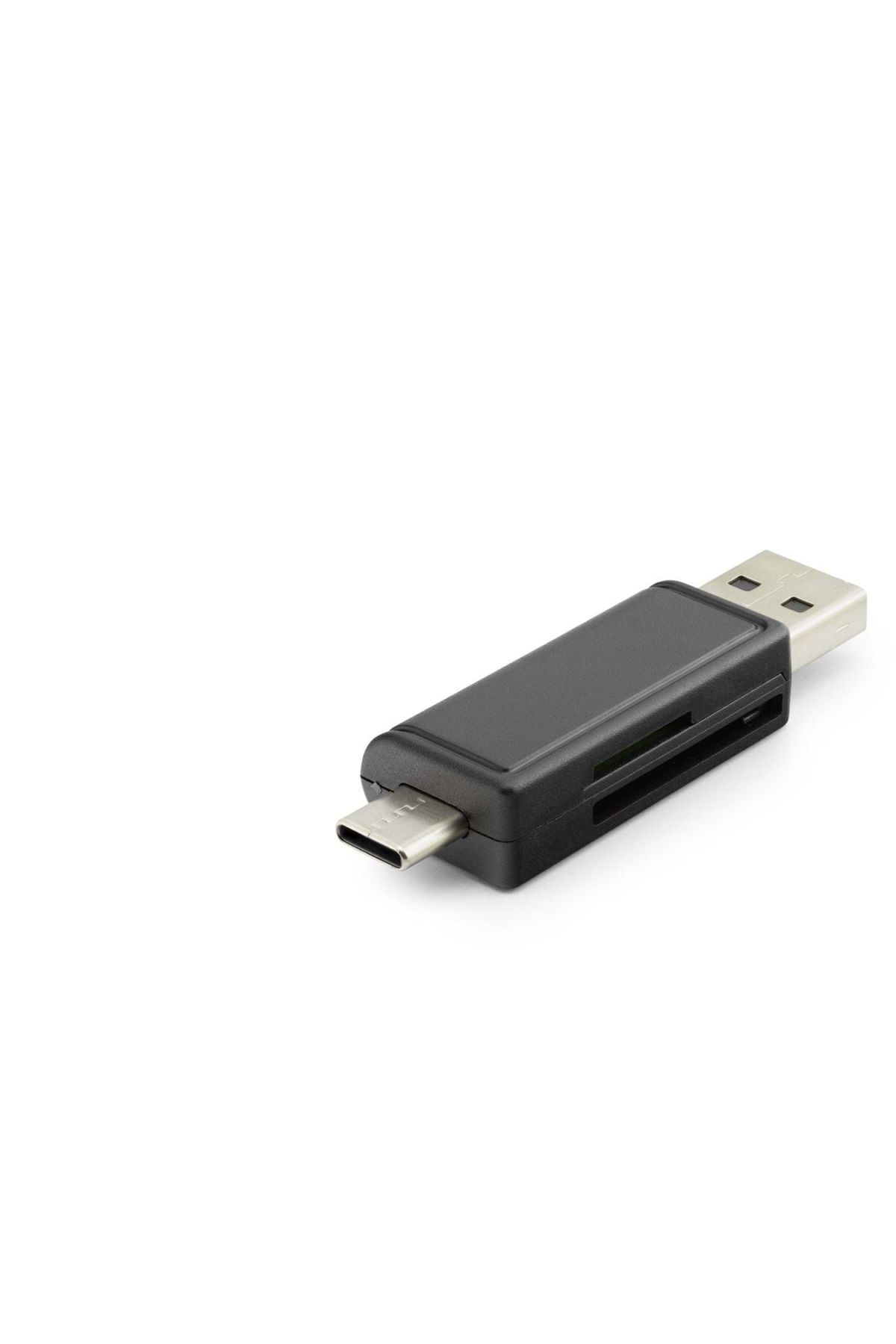 Card Reader Usb + Type-C Mıcro Sd Siyah HDX7026